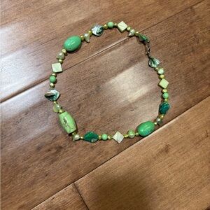 Green Beaded Necklace